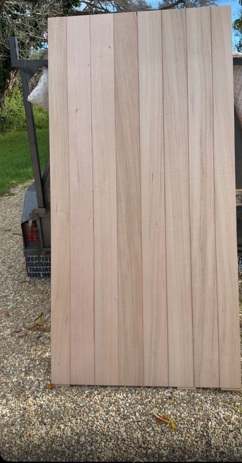 Timber cladding board ready for installation